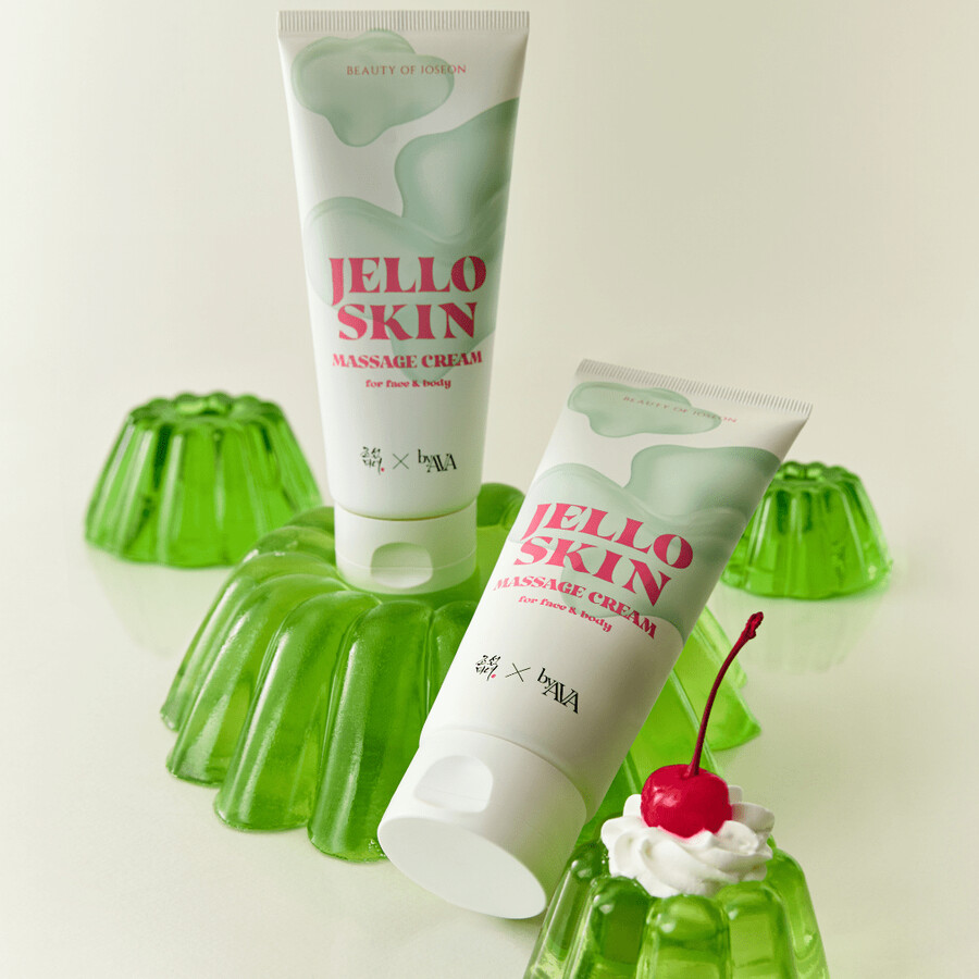 crème de massage jelloskin pour le visage et le corps