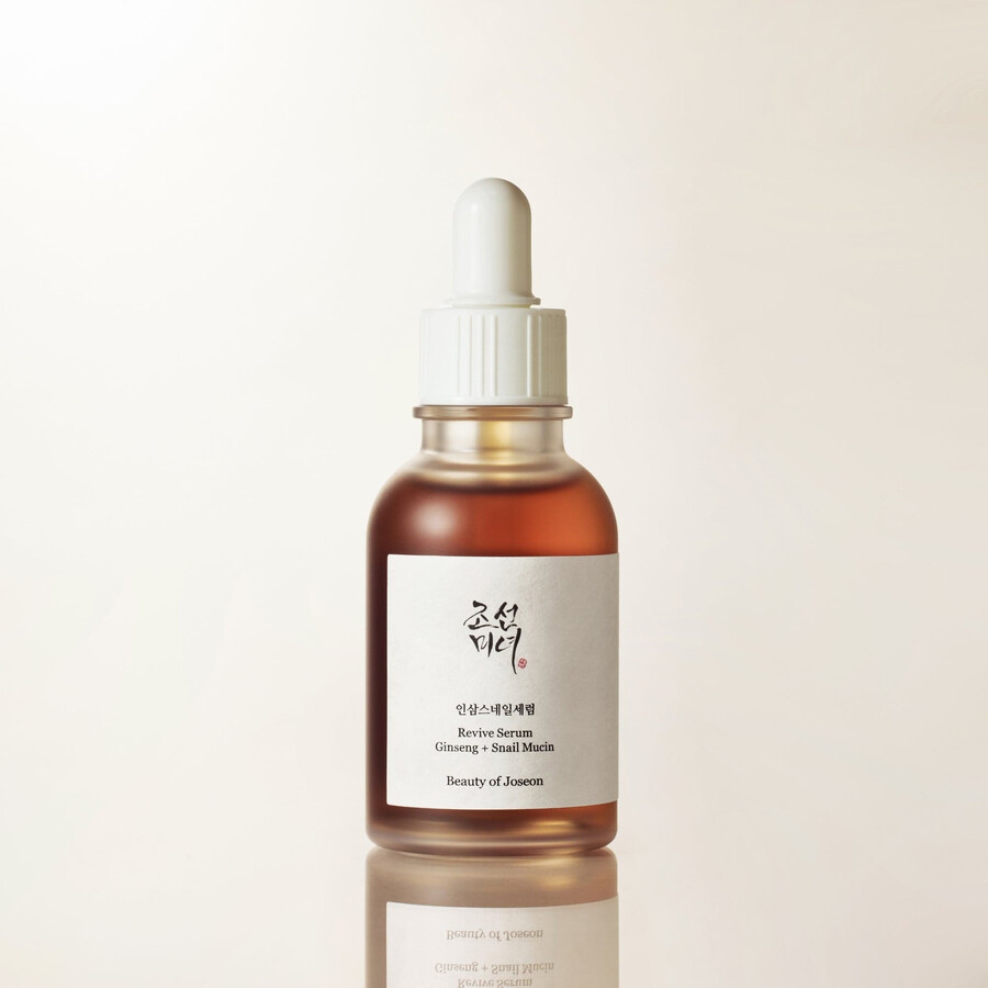 sérum revive repulpe et rafraîchit grâce au ginseng et à la mucine descargot